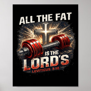 Affiche La salle de sport chrétienne Fat is Lords Workout 