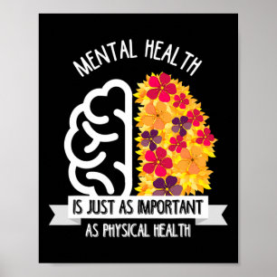 Affiche La Santé Mentale Est Tout Aussi Importante Que La