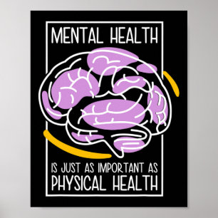 Affiche La Santé Mentale Est Tout Aussi Importante Que La 