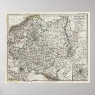 Affiche La Scandinavie et la Russie
