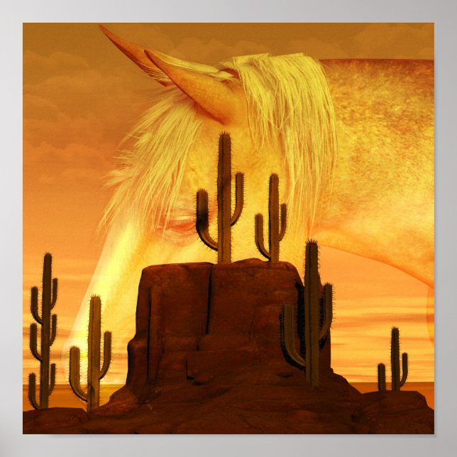 Affiche La Scène Du Désert Extérieur (Devant)