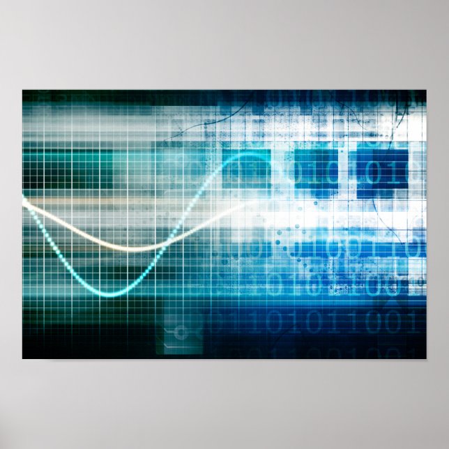 Affiche La science de la santé comme concept pour l'inform (Devant)