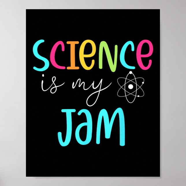 Affiche La science est ma confiture Mignonne Appreciation  (Devant)