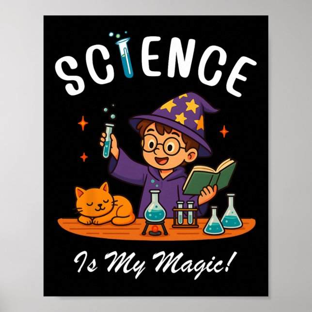 Affiche La science est ma magie Retour à l'école Tasse de  (Devant)