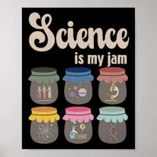 Affiche La science est mon professeur de jambe Stem Studen