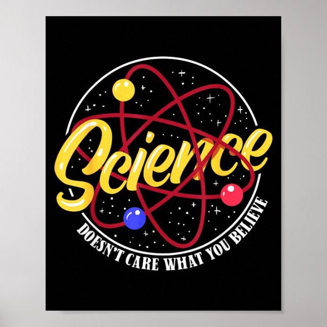 Affiche La Science N'est Pas Ce Que Vous Croyez Professeur (Devant)