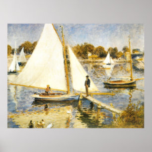 Affiche La Seine à Argenteuil Auguste Renoir