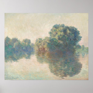 Affiche La Seine à Giverny (1897) par Claude Monet