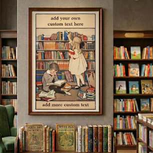 Affiche La semaine du livre pour enfants par Jessie Willco