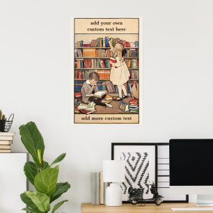 Affiche La semaine du livre pour enfants par Jessie Willco