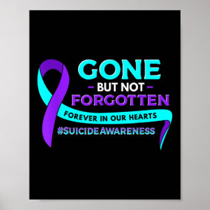 Affiche La sensibilisation au suicide est partie mais pas 