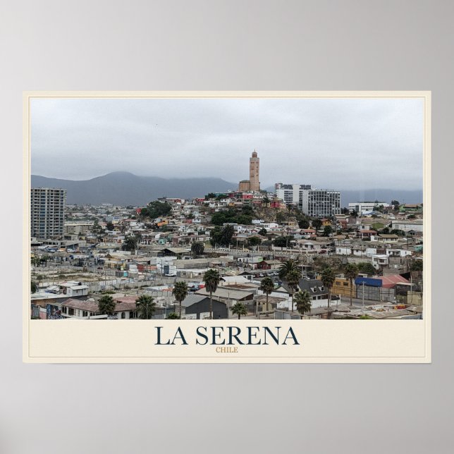Affiche La Serena depuis la colline (Devant)