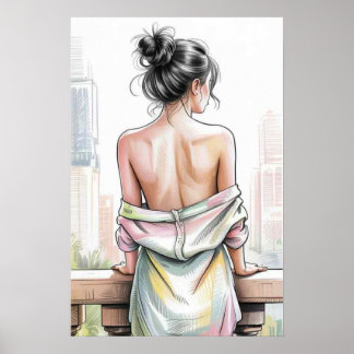 Affiche La sérénité dans la ville