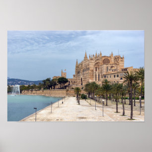 Affiche La Seu, Cathédrale de Palma de Majorque - Espagne