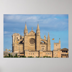 Affiche La Seu, la cathédrale de Palma de Mallorca - Espag