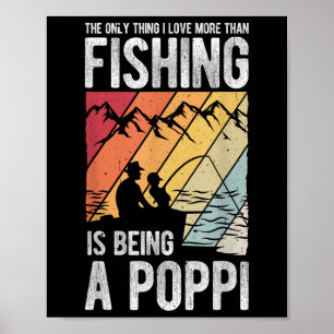 Affiche La Seule Chose Que J'aime Plus Que La Pêche Est D'