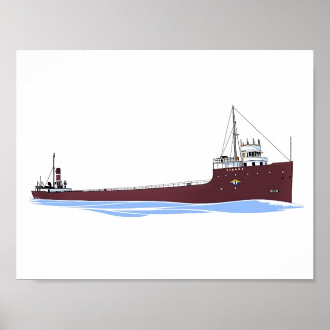 Affiche La Sierra de cargo des Grands Lacs (Tomlinson) (Devant)