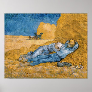 Affiche La Siesta de Van Gogh
