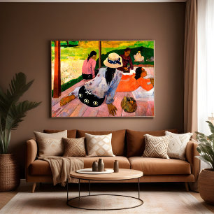 Affiche La Siesta par Paul Gauguin