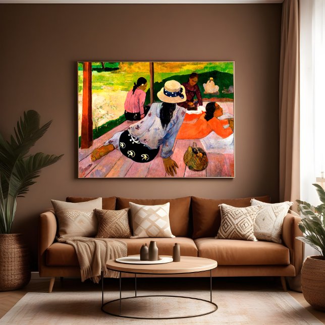Affiche La Siesta par Paul Gauguin (Créateur téléchargé)