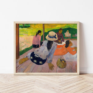 Affiche La Siesta   Paul Gauguin