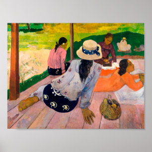 Affiche La Sieste Paul Gauguin