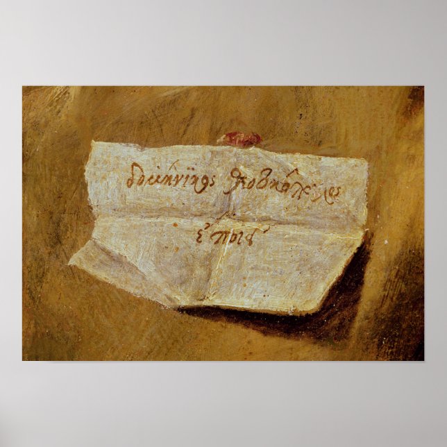 Affiche La signature de El Greco (Devant)