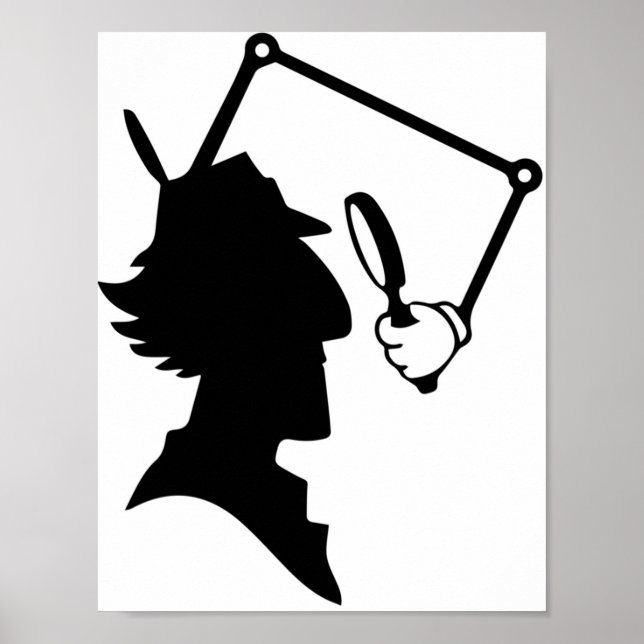 Affiche La silhouette de l'inspecteur Gadget (Devant)