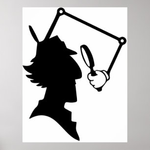 Affiche La silhouette de l'inspecteur Gadget