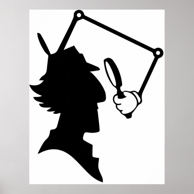 Affiche La silhouette de l'inspecteur Gadget (Devant)