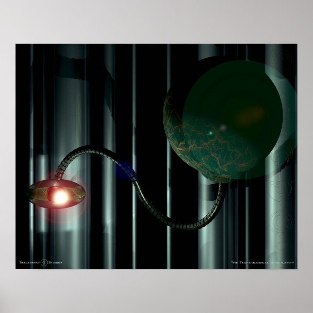 Affiche La Singularité Technologique (Devant)