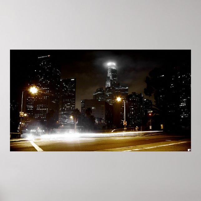 Affiche LA Skyline 2 - Imprimer (Devant)
