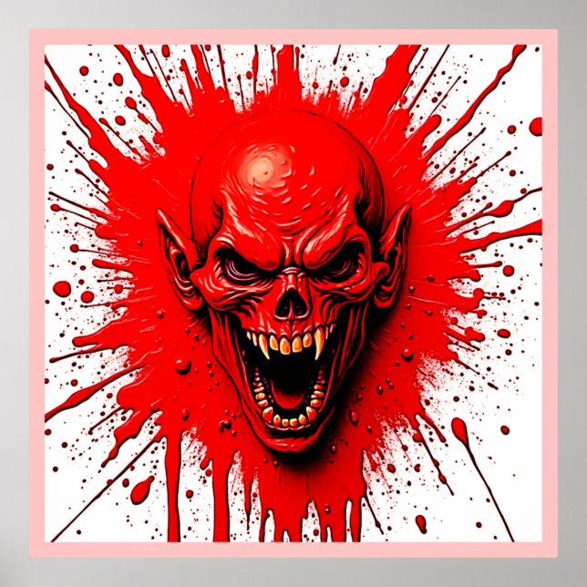 Affiche La soif de sang : le vengeful Vampire (Devant)