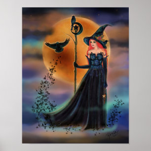 Affiche La sorcière de Renee Lavoie