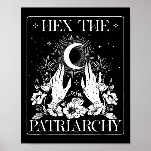 Affiche La sorcière féministe d'Halloween du Patriarcat (Devant)