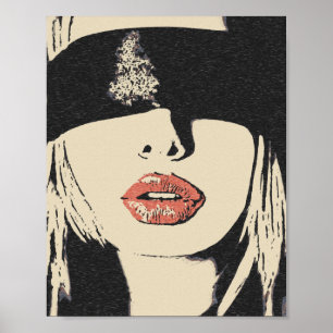 Affiche La soumission est son mode de vie, belle blonde