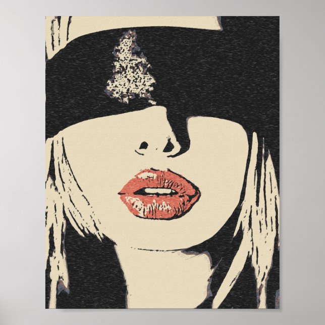 Affiche La soumission est son mode de vie, belle blonde (Devant)