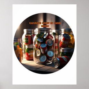 Affiche La Soupe De Canne Est Un Travail Dur