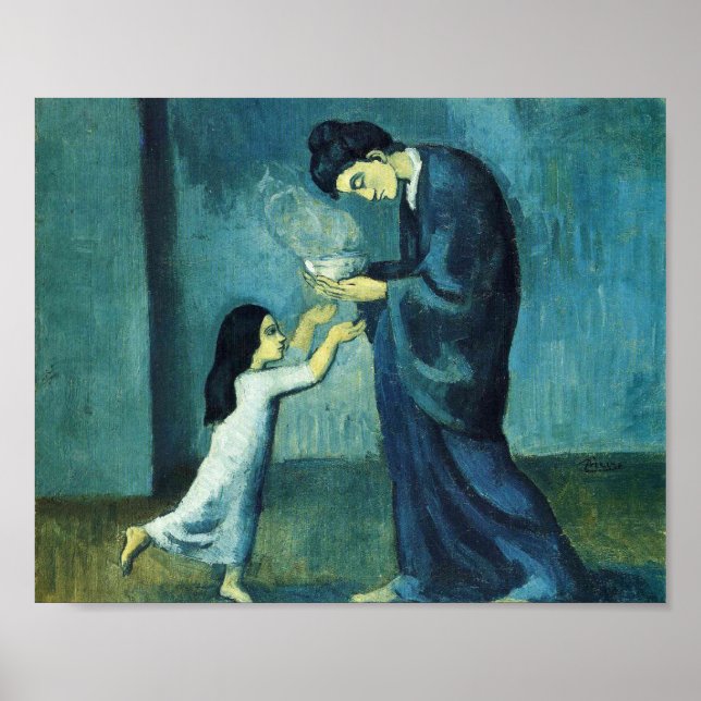 Affiche La Soupe (La Soupe) par Pablo Picasso (Devant)