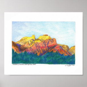 Affiche La station de VTT Gooseberry Utah