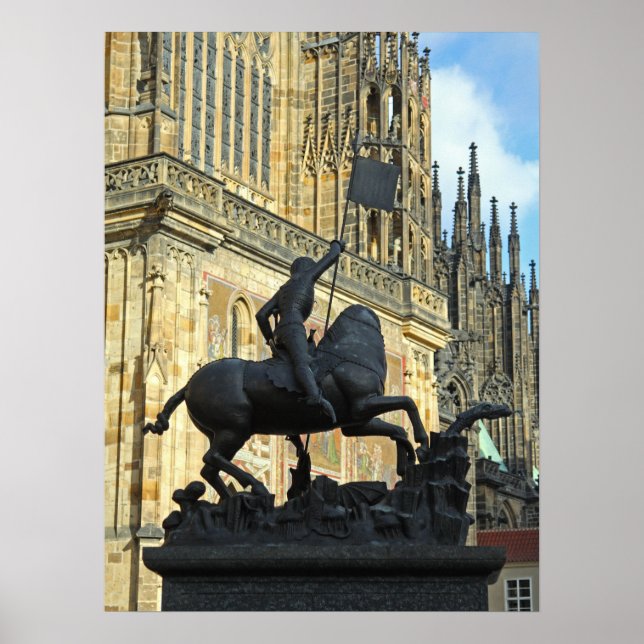 Affiche La statue de Prague (Devant)
