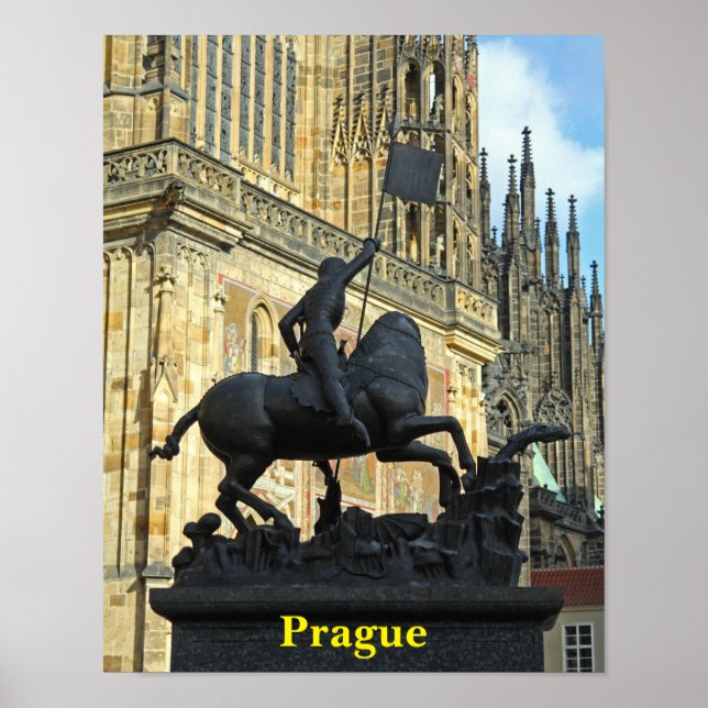 Affiche La statue de Prague (Devant)