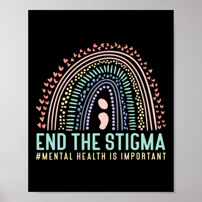 Affiche La Stigmatisation La santé mentale est importante  (Devant)
