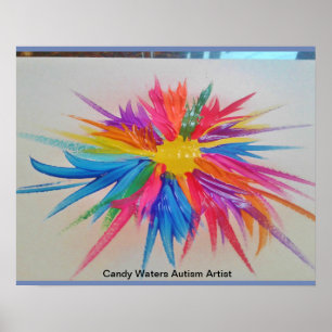 Affiche La sucrerie arrose l'artiste d'autisme