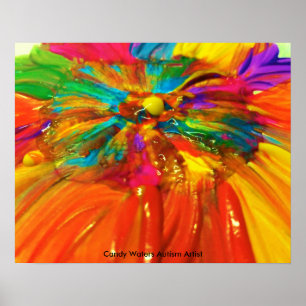 Affiche La sucrerie arrose l'artiste d'autisme