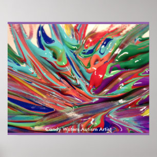 Affiche La sucrerie arrose l'artiste d'autisme