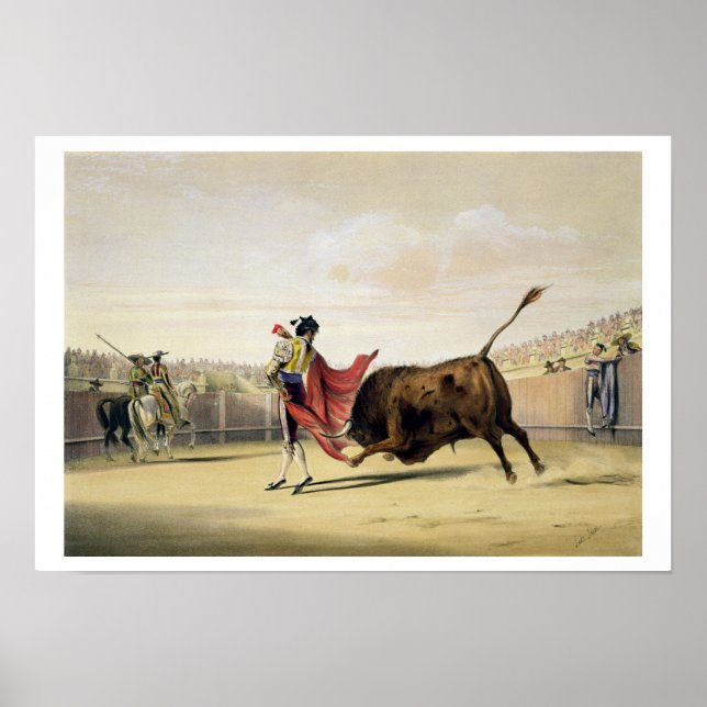 Affiche La Suete de la Capa, 1865 (colour litho) (Devant)