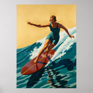 Affiche LA SURFEUSE (Le Surfer)