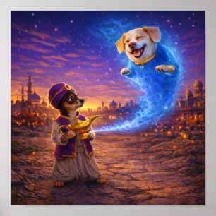 Affiche "La surprise d'Aladdin"