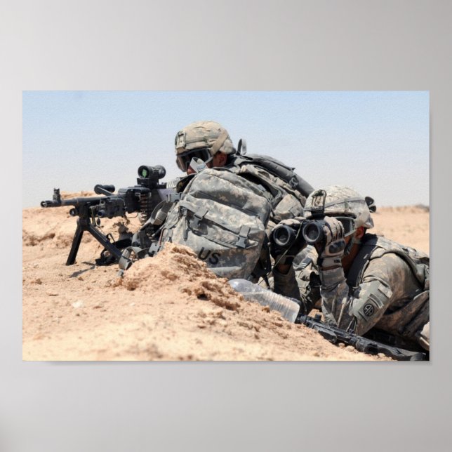 Affiche La surveillance en Irak (Devant)